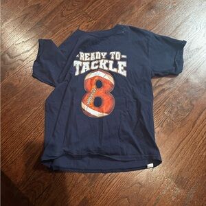 Kids Navy Blue Graphic T-Shirt